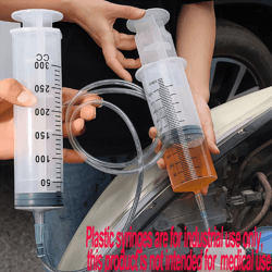 autoflow multi-use fluid transfer syringe set for car maintenance