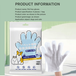 freshpaws no-rinse pet cleaning gloves for cats & dogs