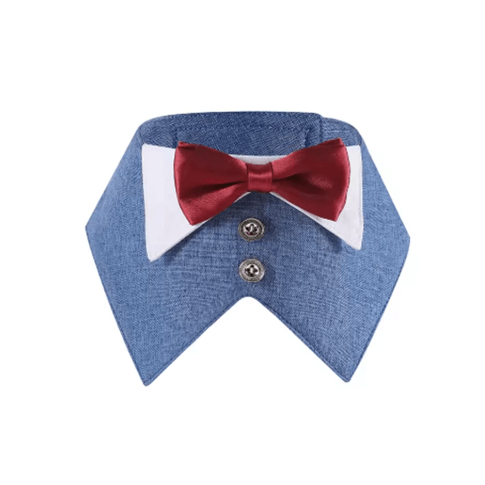 Sucado Elegant Dog Tuxedo Bandana For Weddings Special Occasions 2
