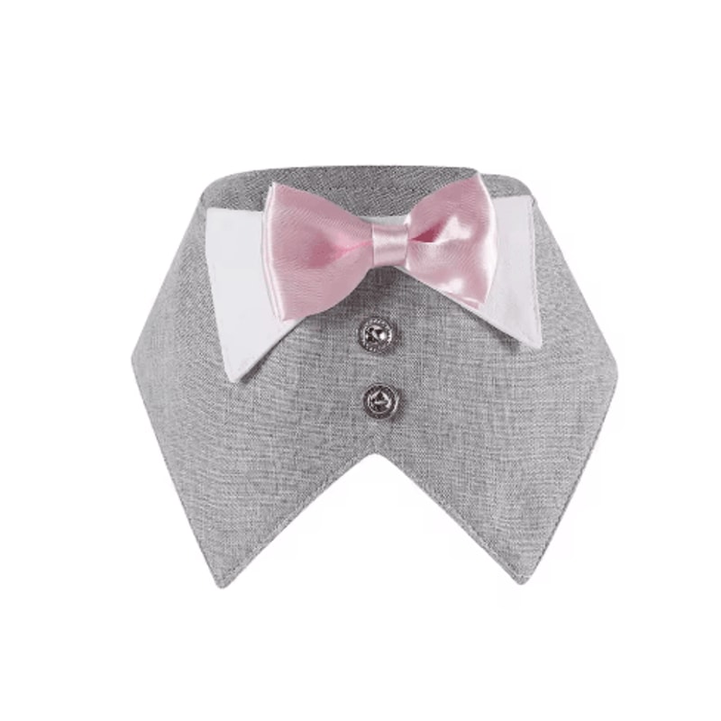 Sucado Elegant Dog Tuxedo Bandana For Weddings Special Occasions 3