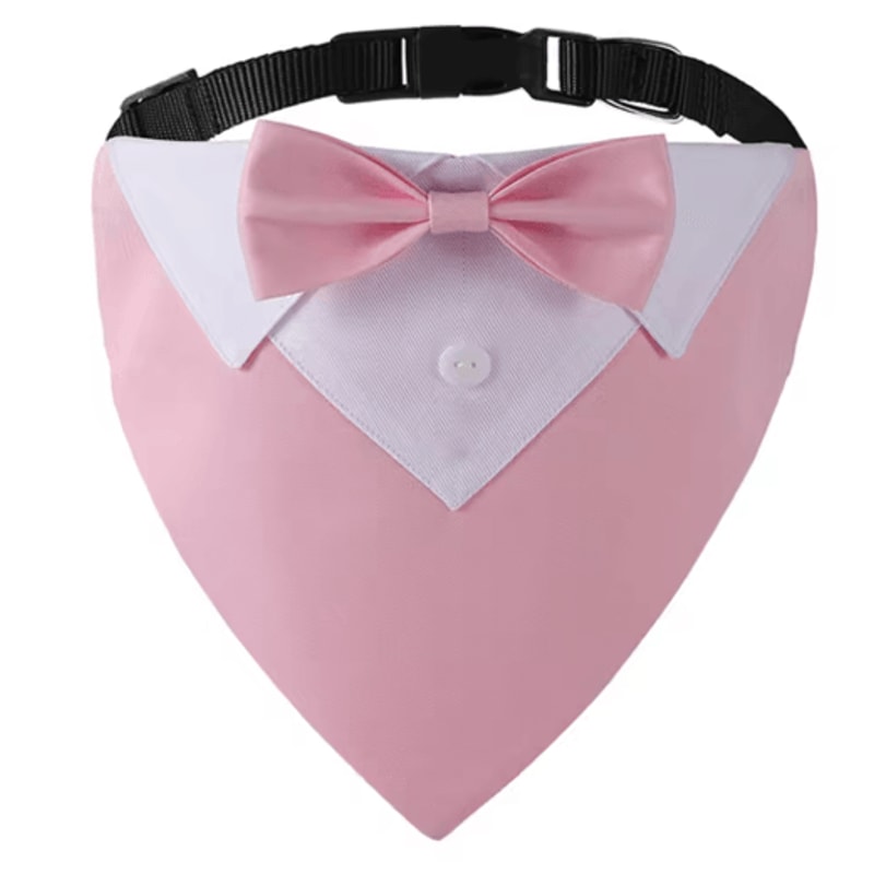 Sucado Elegant Dog Bow Tie Collar For Weddings Special Events 1
