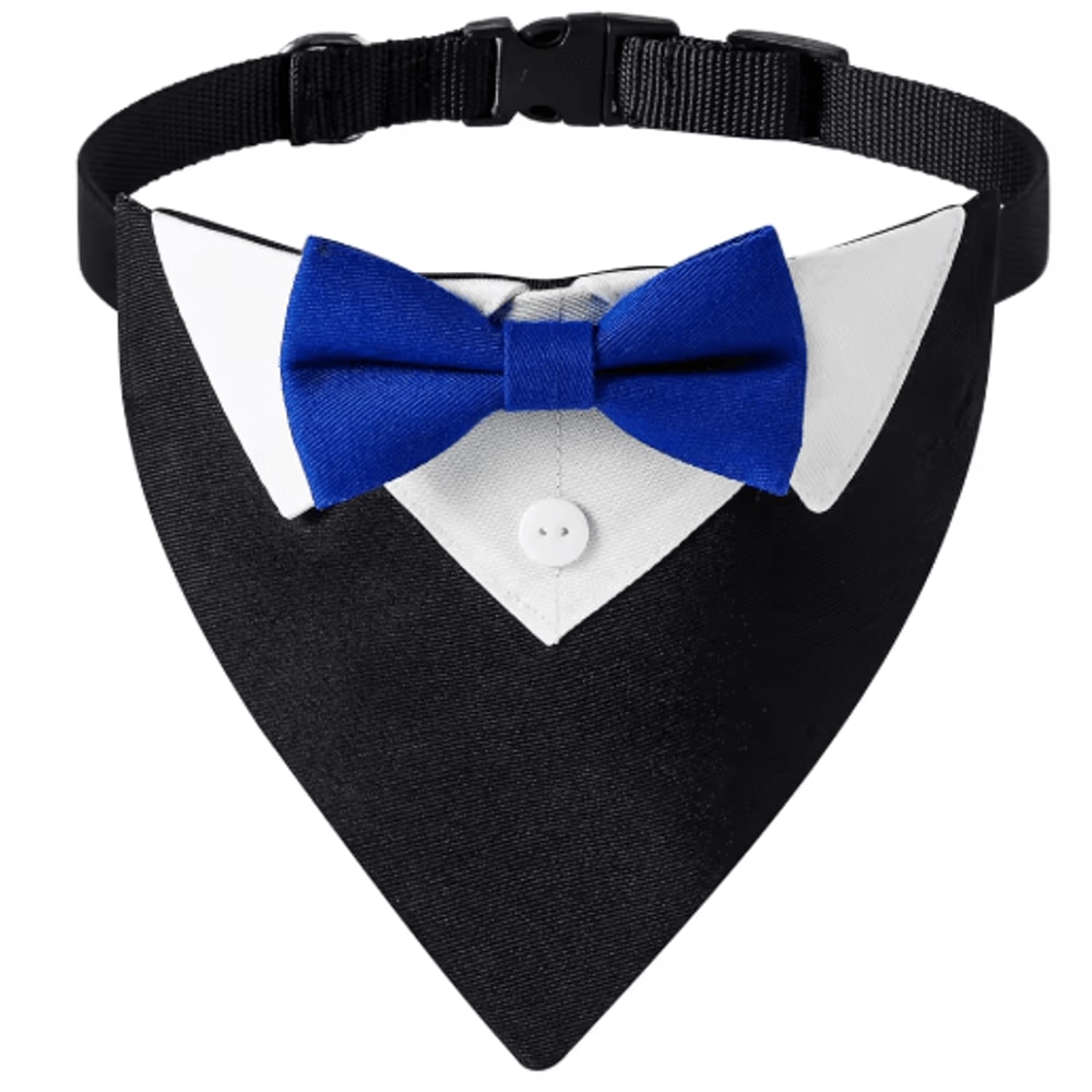 Sucado Elegant Dog Bow Tie Collar For Weddings Special Events 5