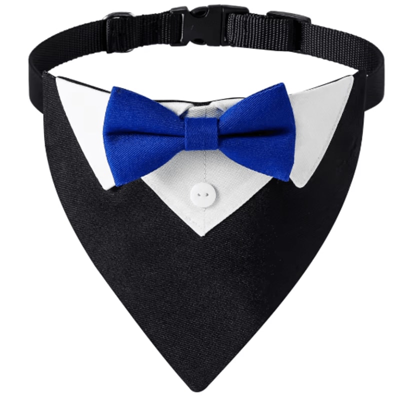 Sucado Elegant Dog Bow Tie Collar For Weddings Special Events 5