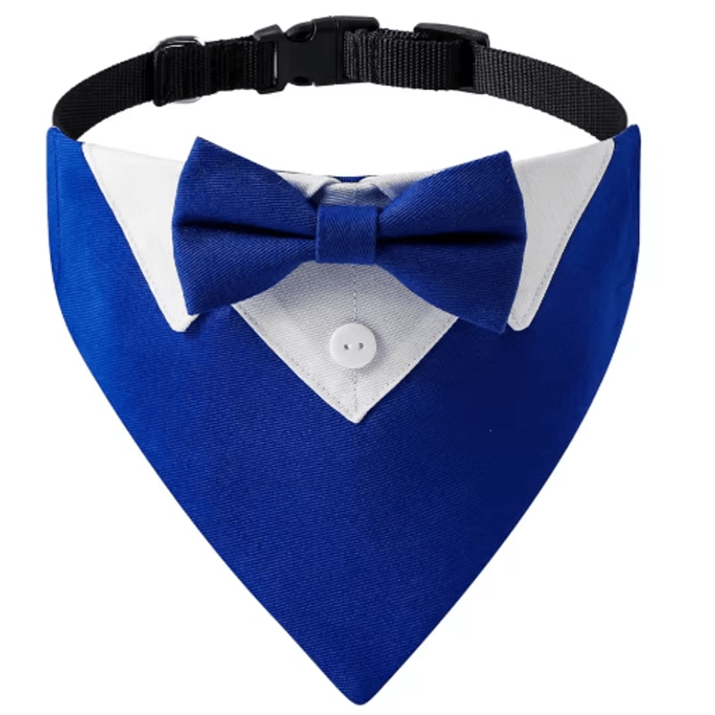 Sucado Elegant Dog Bow Tie Collar For Weddings Special Events 6