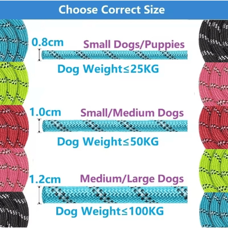 GripMax Reinforced Dog Leash With Soft Comfort Handle 10