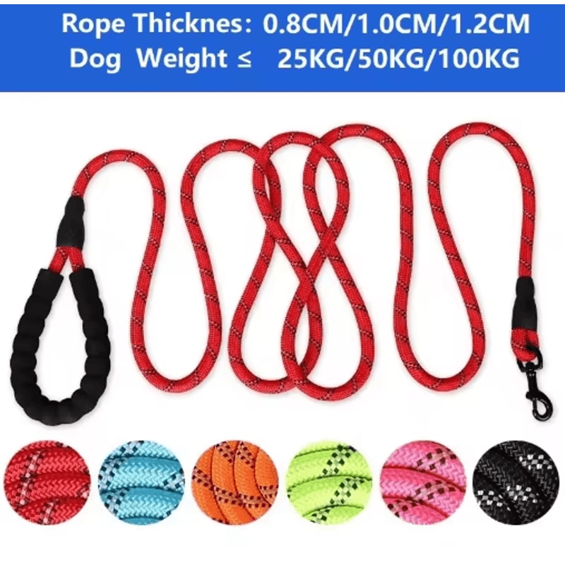 GripMax Reinforced Dog Leash With Soft Comfort Handle 11