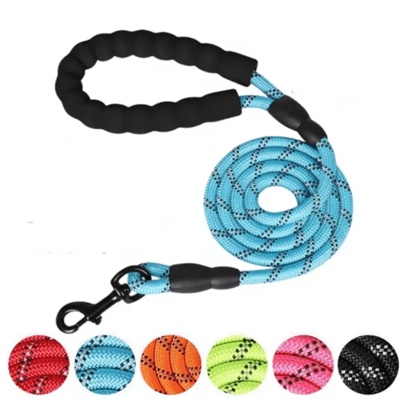 GripMax Reinforced Dog Leash With Soft Comfort Handle 0