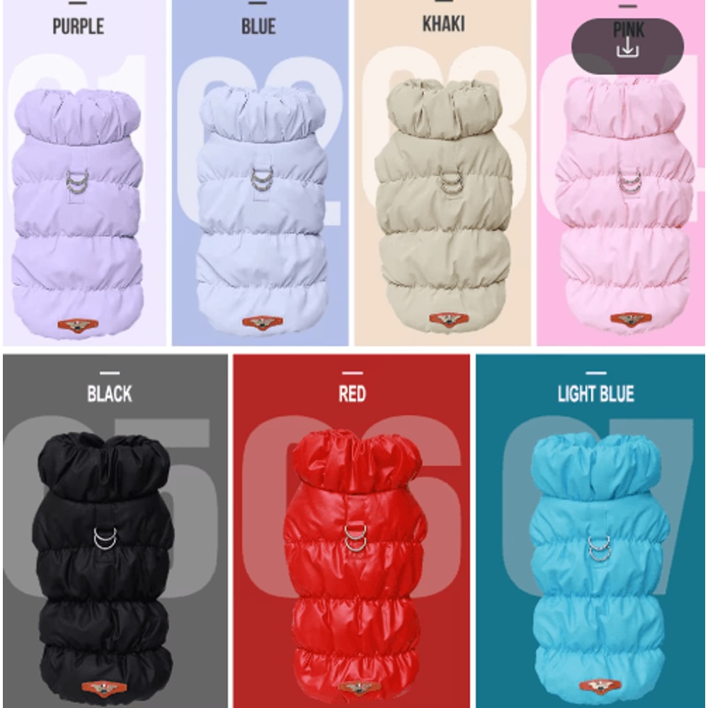 SnuggleShield Cozy Dog Winter Coat For Small Medium Pets 10
