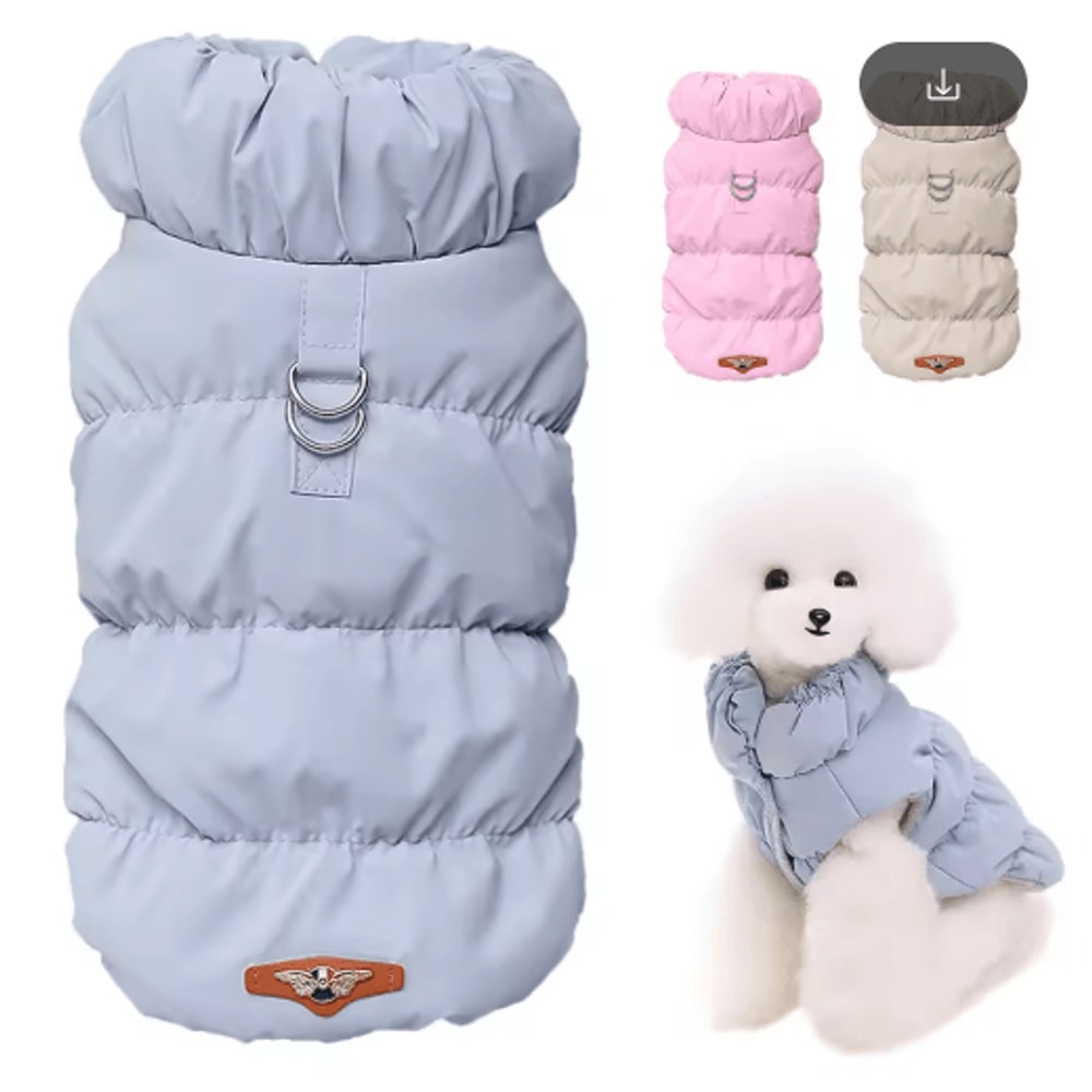 SnuggleShield Cozy Dog Winter Coat For Small Medium Pets 0
