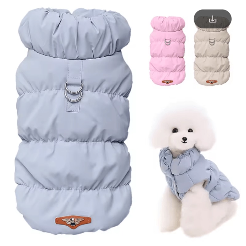 SnuggleShield Cozy Dog Winter Coat For Small Medium Pets 0