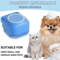 SpaSoothe Silicone Pet Grooming Brush With Shampoo Dispenser 5