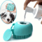SpaSoothe Silicone Pet Grooming Brush With Shampoo Dispenser 0