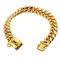RoyalChain Stainless Steel Dog Chain Collar With Gold Cuban Link Design 0