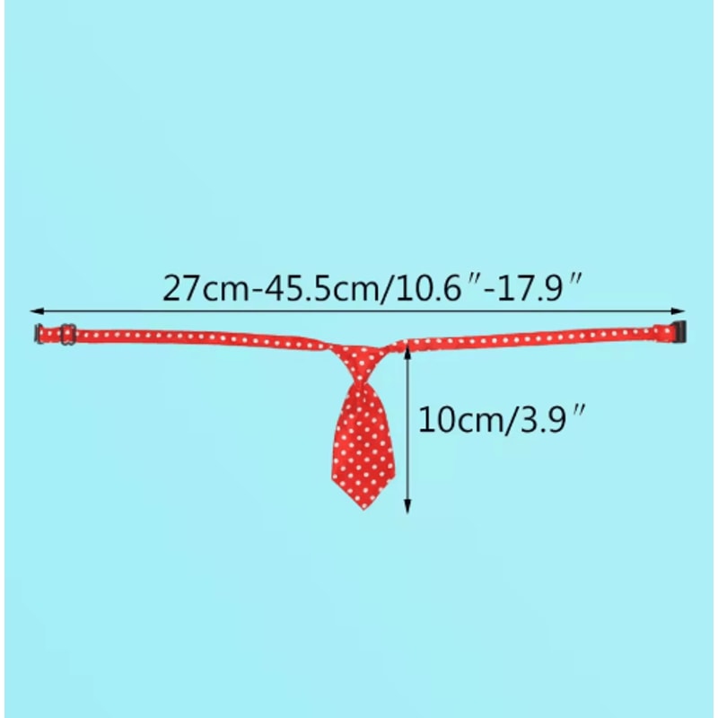 Paw Charm Adjustable Pet Bow Tie Set For Dogs Cats 3