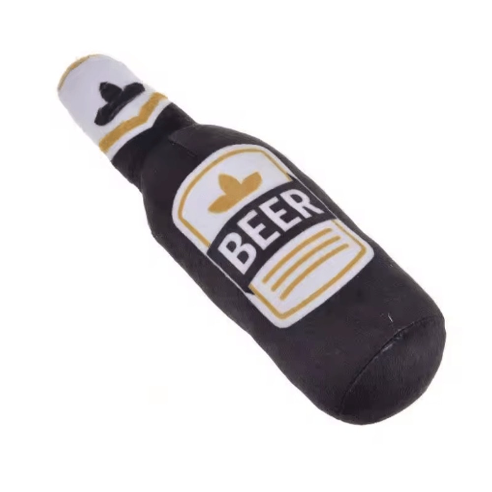 Brew Buddy Squeaky Plush Dog Toy Bite Resistant Interactive Chew Toy For Dogs 3
