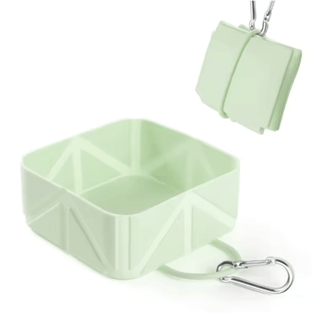 FoldEase Collapsible Pet Travel Bowl Portable Silicone Dog Cat Food Water Bowl 7