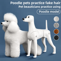 progroom standard poodle practice model – full body grooming training dog with skeleton structure
