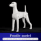 ProGroom Standard Poodle Practice Model Full Body Grooming Training Dog With Skeleton Structure 4