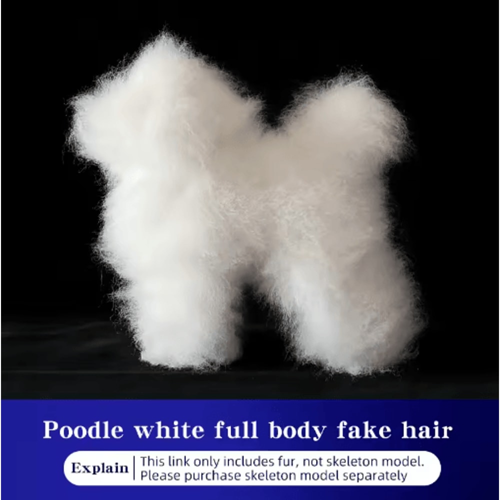 ProGroom Standard Poodle Practice Model Full Body Grooming Training Dog With Skeleton Structure 5