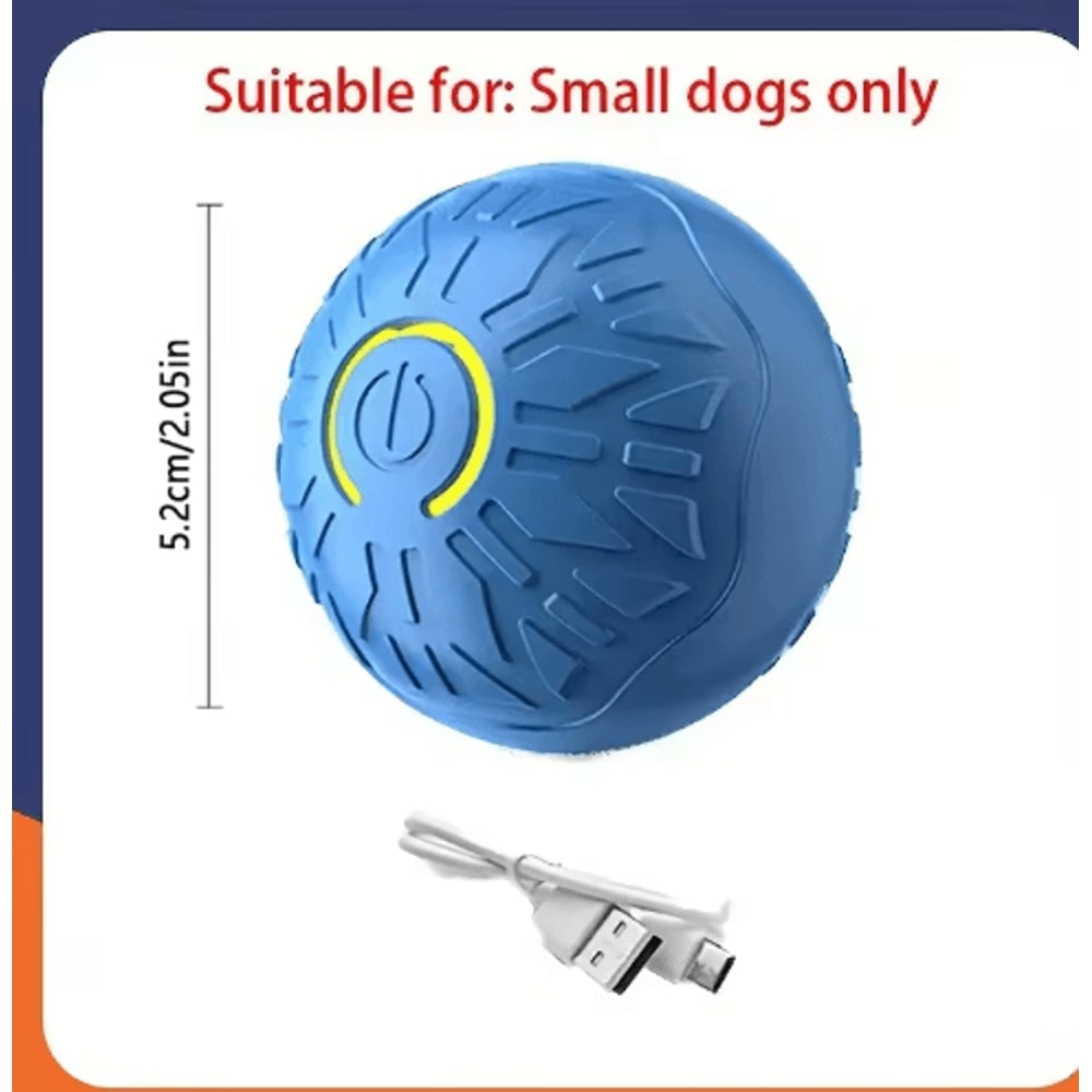 RolliPlay Smart Interactive Dog Ball Automatic Moving Bouncing USB Rechargeable Pet Toy 13