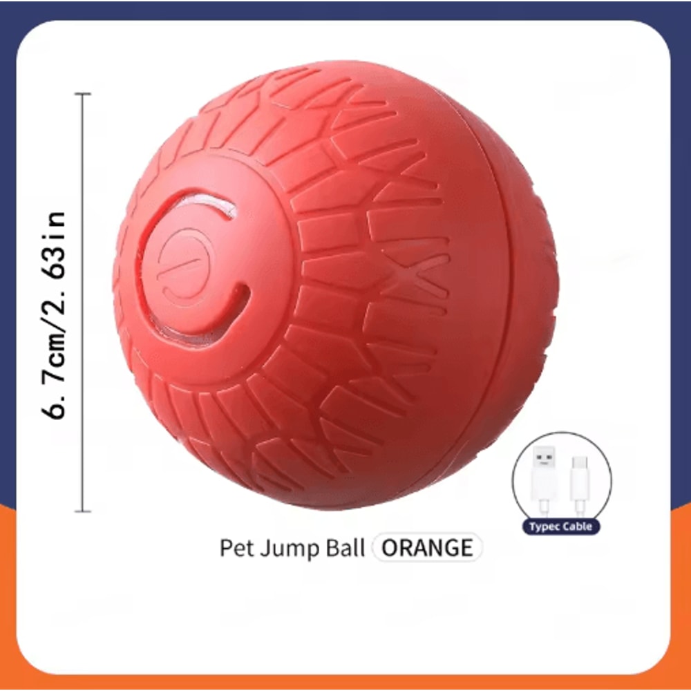 RolliPlay Smart Interactive Dog Ball Automatic Moving Bouncing USB Rechargeable Pet Toy 17