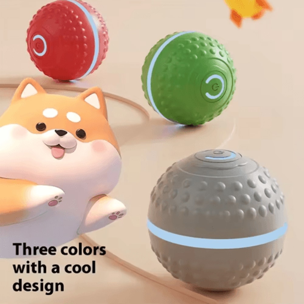 RolliPlay Smart Interactive Dog Ball Automatic Moving Bouncing USB Rechargeable Pet Toy 22