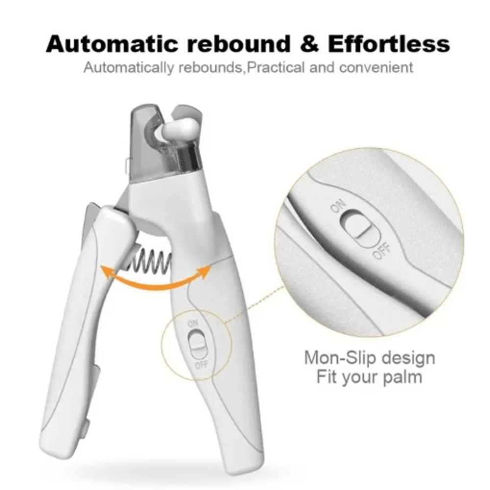 GlowTrim LED Pet Nail Clipper Multifunction Dog Cat Nail Trimmer With Blood Line Light 4