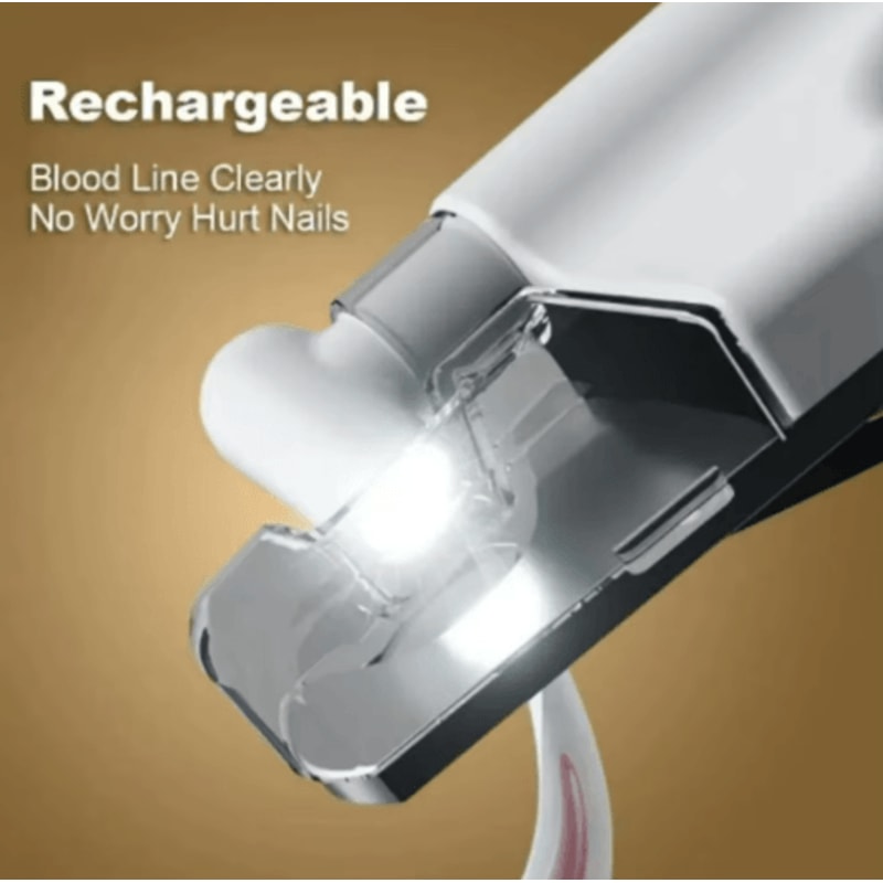 GlowTrim LED Pet Nail Clipper Multifunction Dog Cat Nail Trimmer With Blood Line Light 5