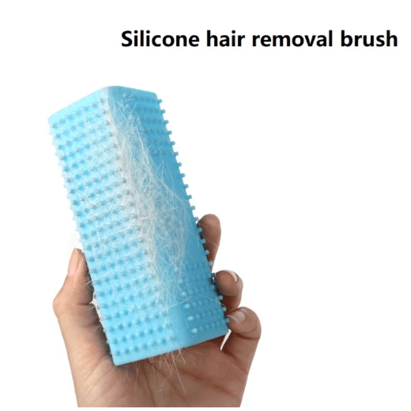 FurSweep Silicone Pet Hair Removal Brush Rubber Cleaning Brush For Dog Cat Hair GSZ01 15