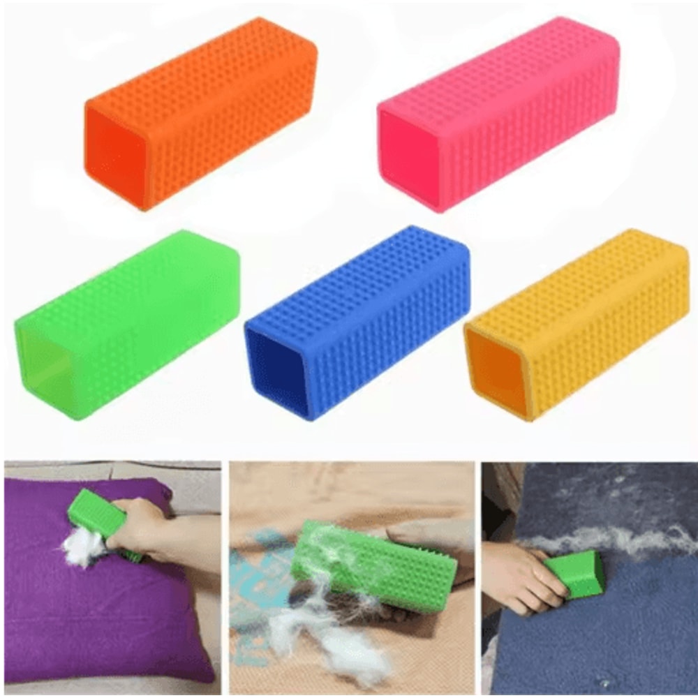 FurSweep Silicone Pet Hair Removal Brush Rubber Cleaning Brush For Dog Cat Hair GSZ01 0