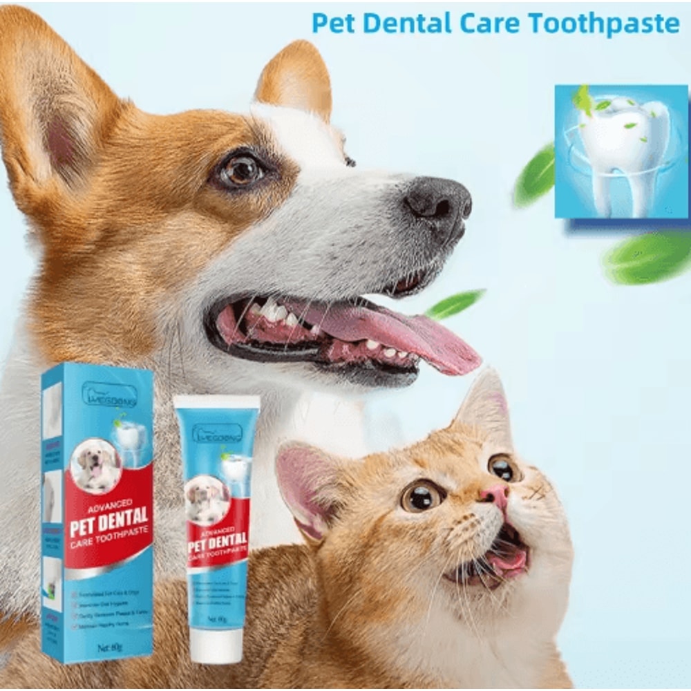 Yegbong Pet Toothpaste Edible Dog Cat Toothpaste For Fresh Breath Dental Plaque Care 0