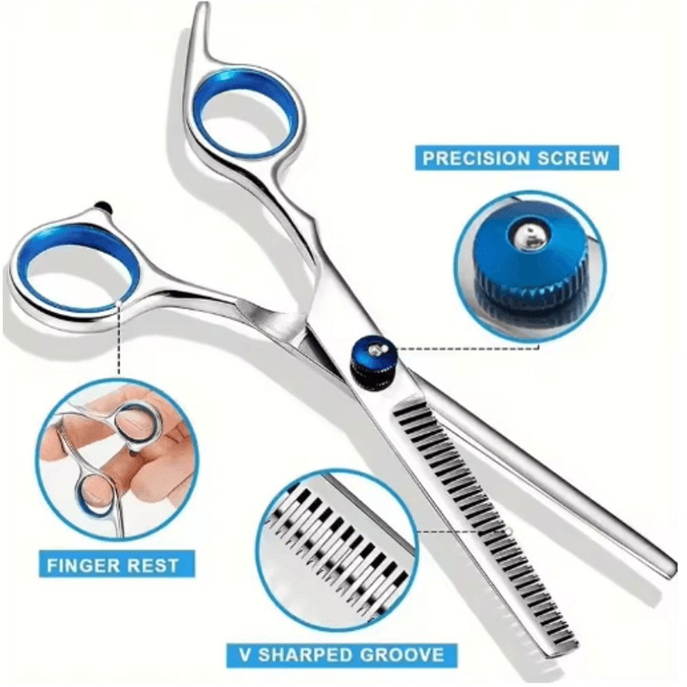 ProTrim 4PCS Pet Grooming Scissors Set Safe Round Tip Dog Cat Grooming Shears 6
