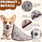 CozyPaw Flannel Pet Blanket Soft Paw Print Puppy Cat Blanket For Warmth Comfort 12