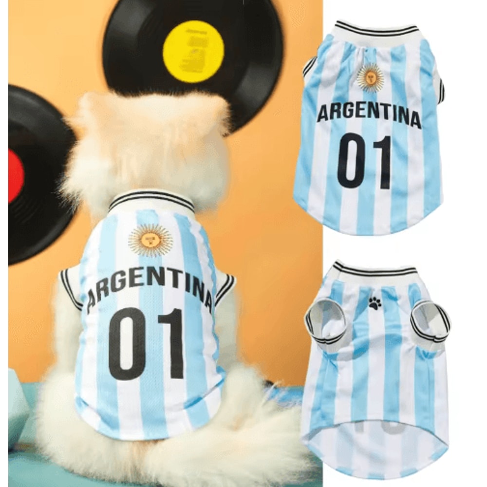 SportPaw Breathable Pet Jersey Mesh Summer Dog Cat TShirt For Small Large Pets 0