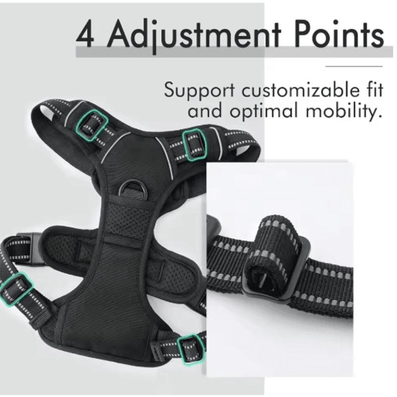 ControlMax No Pull Dog Harness Heavy Duty Reflective Harness With Handle For Medium Large Dogs 11