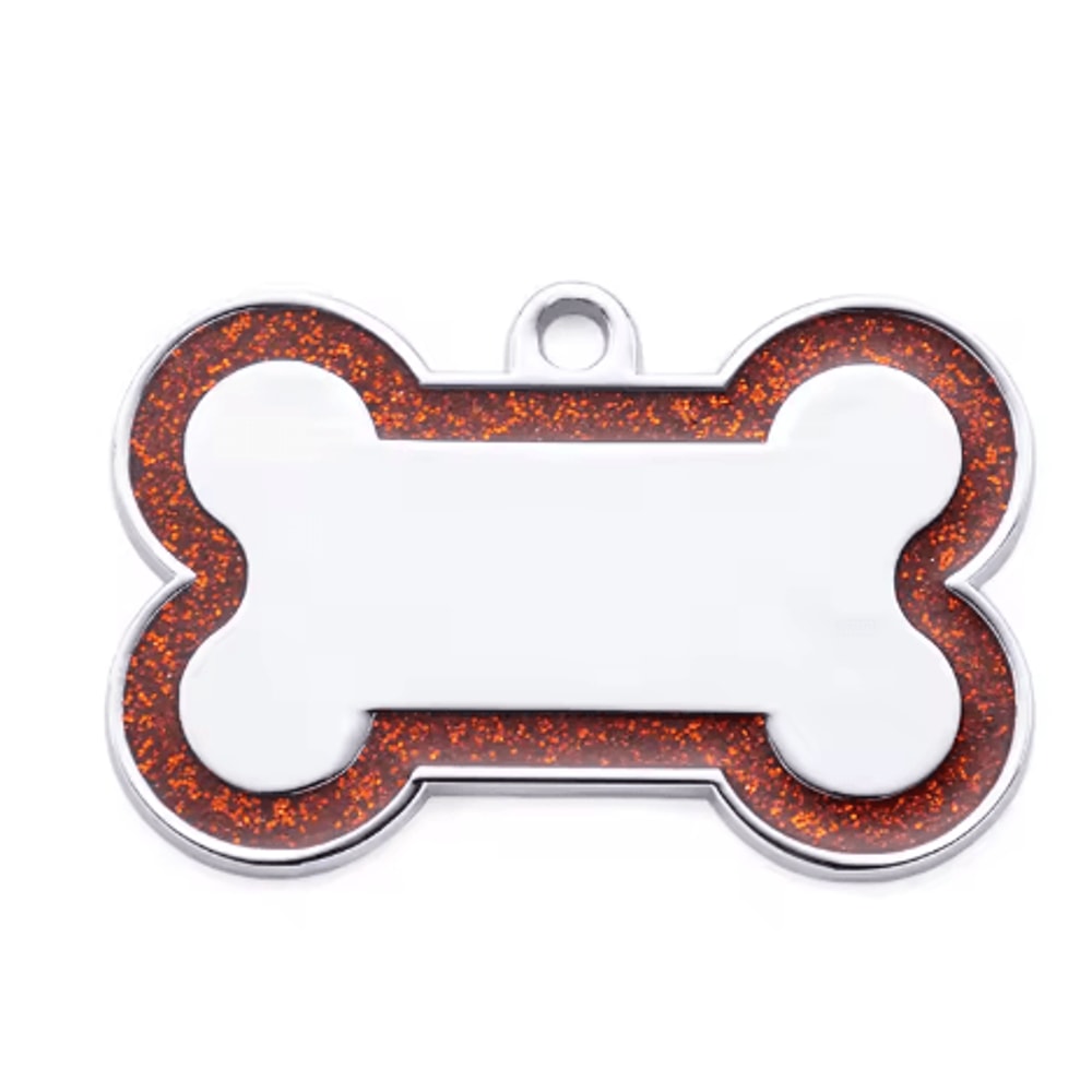SparkTag Custom Glitter Pet ID Tag DoubleSided Personalized Dog Cat Name Pendant 6