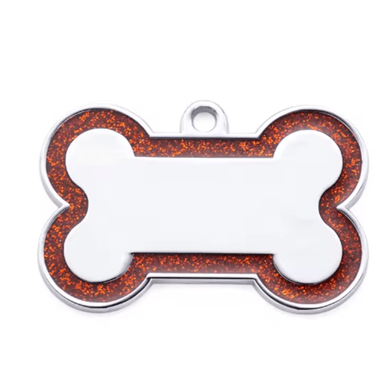 SparkTag Custom Glitter Pet ID Tag DoubleSided Personalized Dog Cat Name Pendant 6