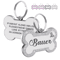 SparkTag Custom Glitter Pet ID Tag DoubleSided Personalized Dog Cat Name Pendant 8