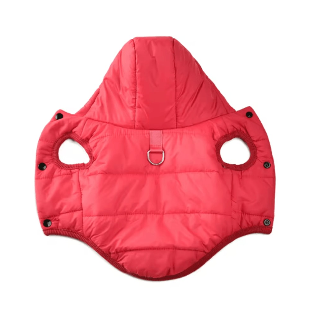 SnugglePaw Winter Dog Hoodie Warm Fleece Dog Coat With DRing For Small Medium Dogs 1