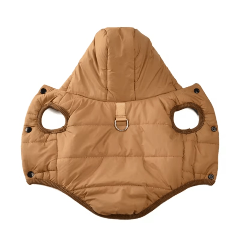 SnugglePaw Winter Dog Hoodie Warm Fleece Dog Coat With DRing For Small Medium Dogs 3