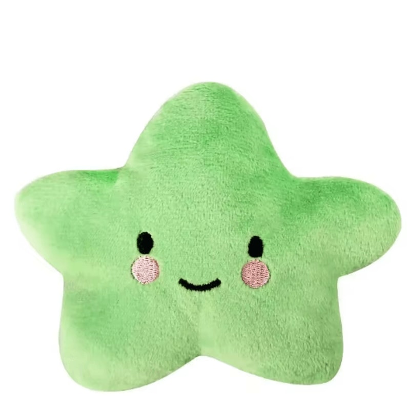 StarSqueak Plush Pet Toy Soft Pentagram Squeaky Toy For Dogs Cats 4