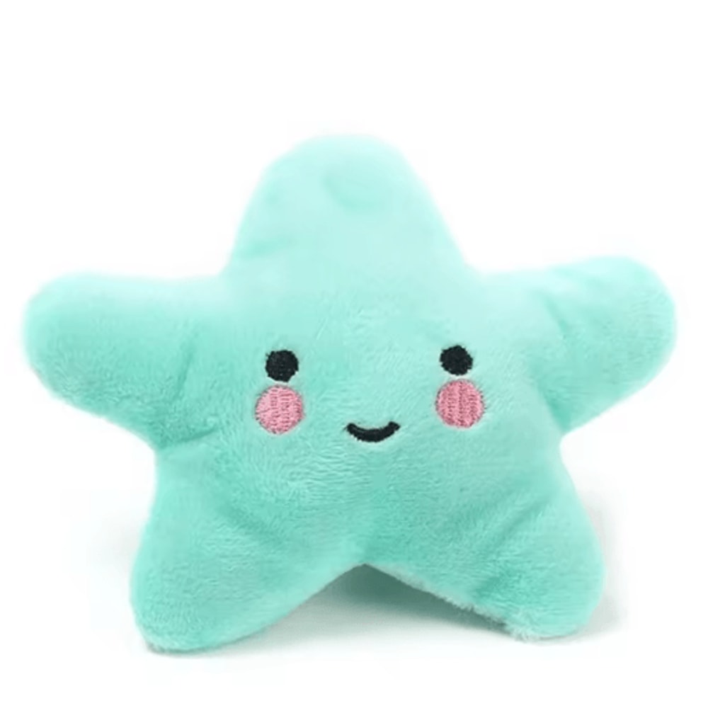 StarSqueak Plush Pet Toy Soft Pentagram Squeaky Toy For Dogs Cats 5