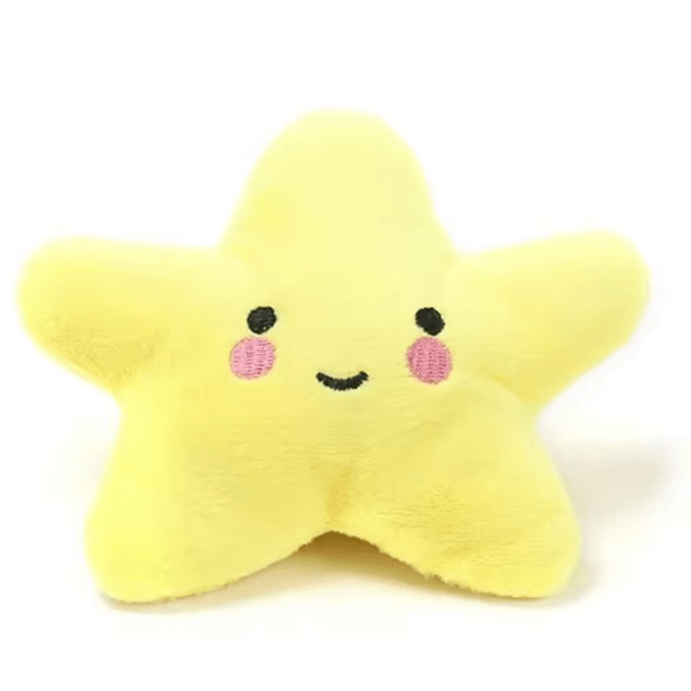 StarSqueak Plush Pet Toy Soft Pentagram Squeaky Toy For Dogs Cats 6