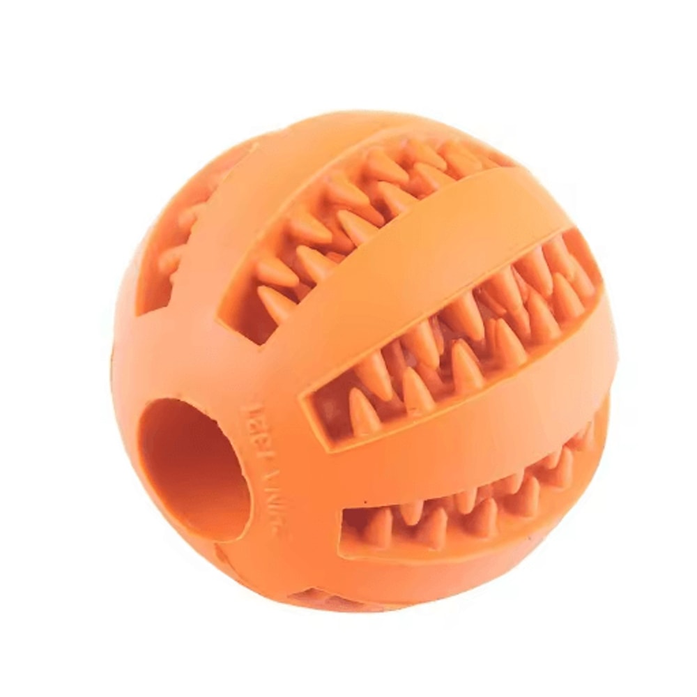 TreatBounce Interactive Dog Ball Bite Resistant Treat Dispensing Chew Toy For Dogs Cats 1