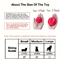 TreatBounce Interactive Dog Ball Bite Resistant Treat Dispensing Chew Toy For Dogs Cats 9
