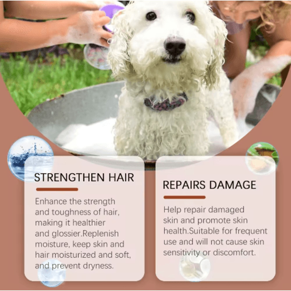 PurePaw Sensitive Skin Dog Shampoo Conditioner Moisturizing AntiItch Pet Cleaning Foam 4