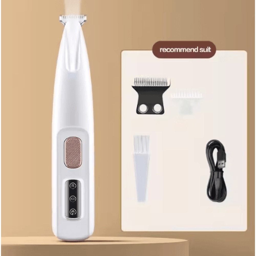 GlowTrim Pro Paw Trimmer Waterproof Pet Hair Clipper With LED Light Display 5