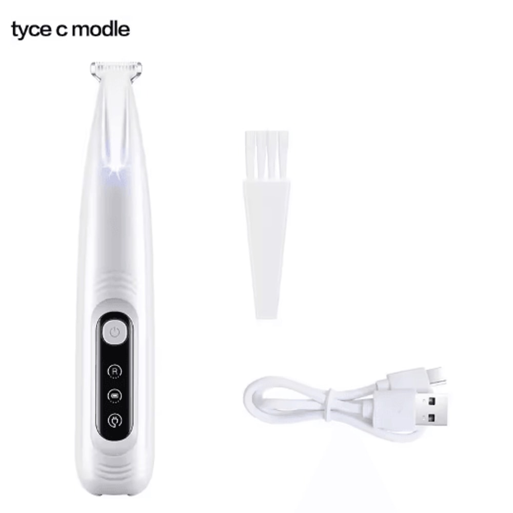 GlowTrim Pro Paw Trimmer Waterproof Pet Hair Clipper With LED Light Display 6