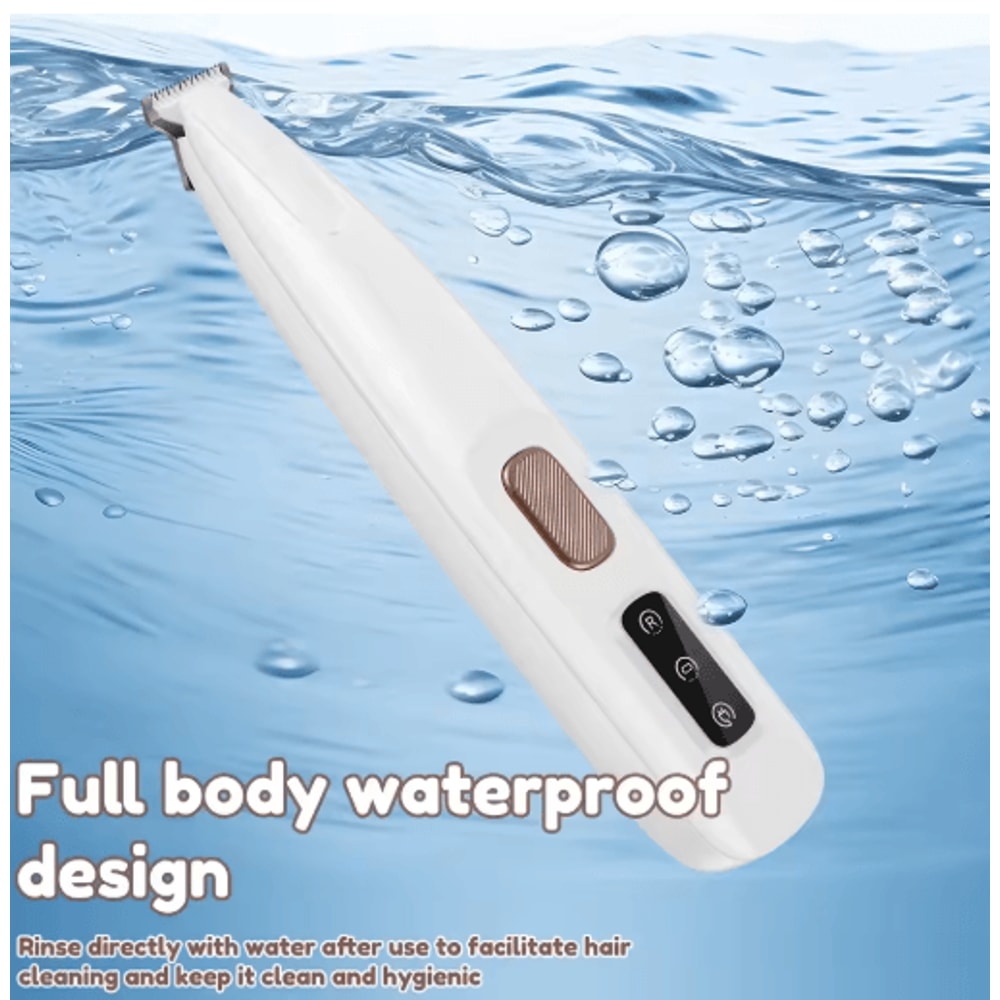 GlowTrim Pro Paw Trimmer Waterproof Pet Hair Clipper With LED Light Display 8