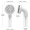 3in1 Silicone Dog Bath Brush Shampoo Dispenser For Gentle Pet Grooming 1
